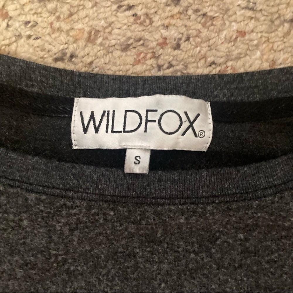 Wildfox x Saks Fifth Avenue baggy beach jumper graphic print distressed oversize - Picture 4 of 5